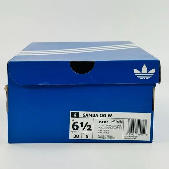 Adidas Women's Samba OG 'Lucid Indigo Pink' JS1317 Multi Size - Picture 9 of 16